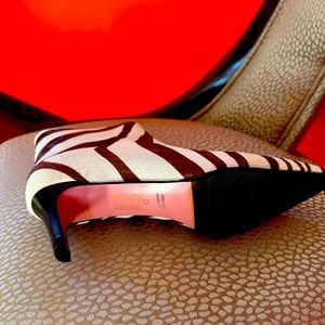 Escada Ponyhair Printed Boots Size 39 made in Italy